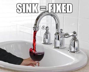 sink fixed