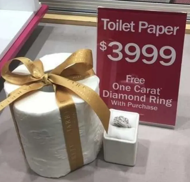 Toilet paper meme Mar 12, 2020